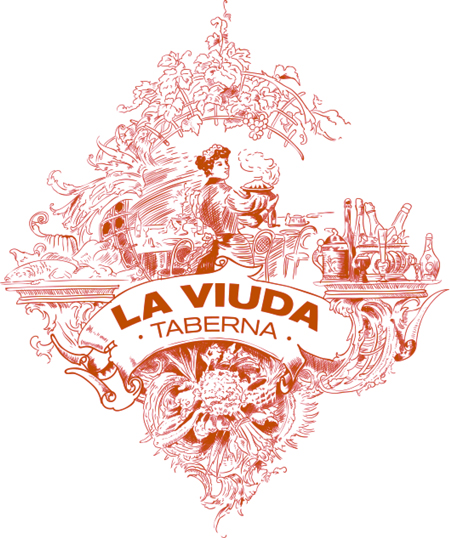 logotipo de Taberna La Viuda